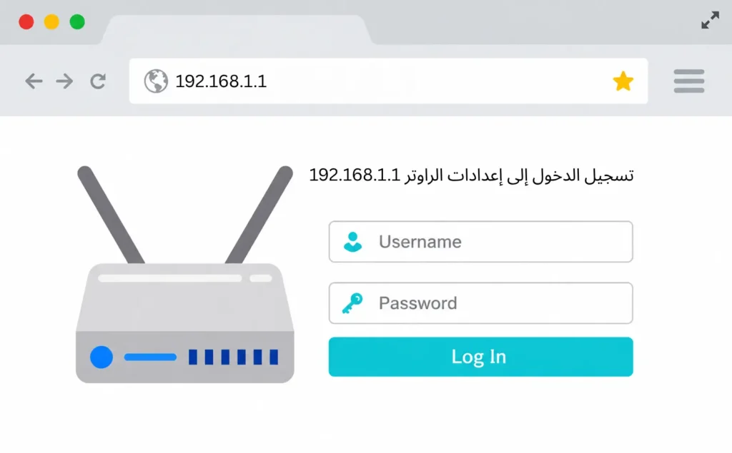 192.168.1.1 1 192.168.1.1 تسجيل الدخول الراوتر